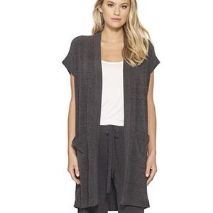 Barefoot Dreams Cap Sleeve Knit Cardigan